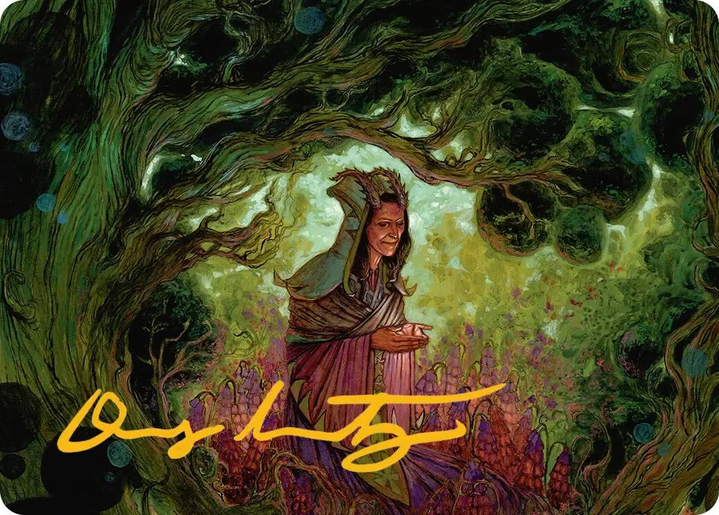 Image for Bloom Tender Art Card (Gold-Stamped Signature) (41) - Magic: The Gathering