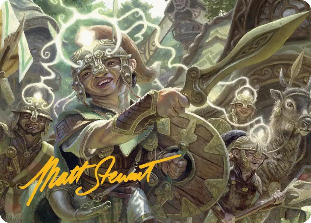 Image for Thoughtweft Lieutenant Art Card (Gold-Stamped Signature) (26) - Magic: The Gathering