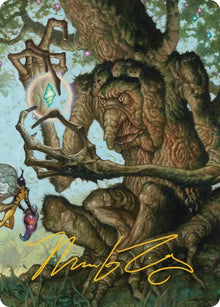 Image for Faeburrow Elder Art Card (Gold-Stamped Signature) (51) - Magic: The Gathering