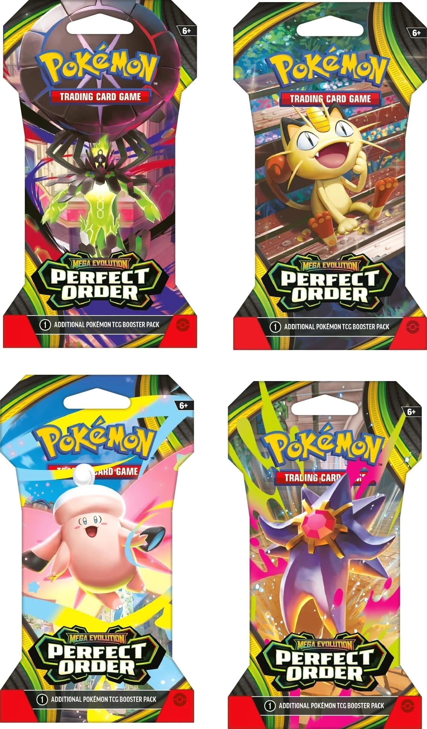 Image for Perfect Order Sleeved Booster Pack Art Bundle [Set of 4] - Pokemon