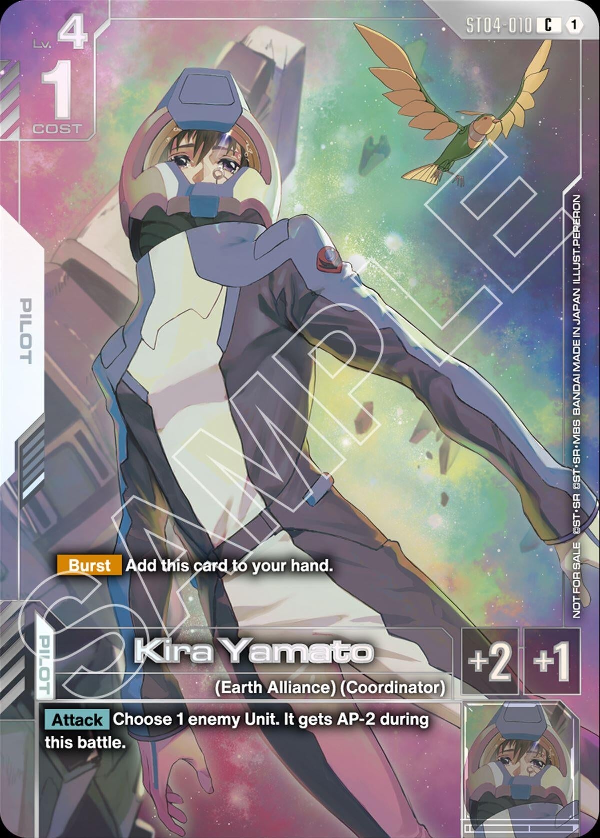 Image for Kira Yamato (Newtype Challenge 2026 Mission 1) (ST04-010) (GCG-PR) - Gundam Card Game