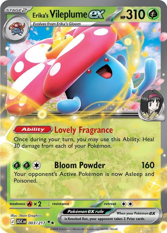 Erika's Vileplume ex (003/217) (ME: Ascended Heroes) (ASC)