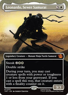 Leonardo, Sewer Samurai (Borderless) (215) (TMT)