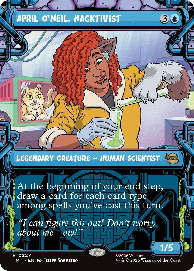 April O'Neil, Hacktivist (0227) (Showcase) (227) (TMT)