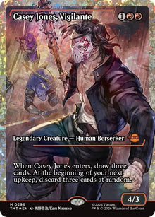 Casey Jones, Vigilante (0296) (Showcase) (Fracture Foil) (296) (TMT)