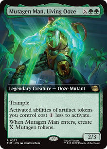 Mutagen Man, Living Ooze (Extended Art) (273) (TMT)