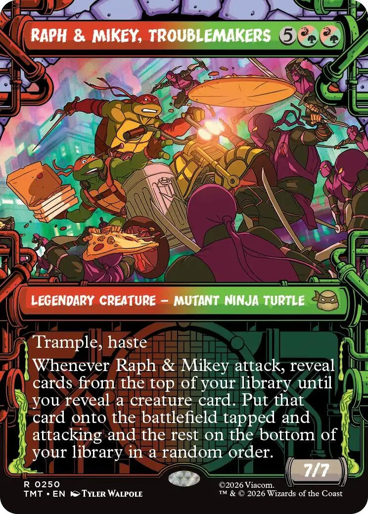 Raph & Mikey, Troublemakers (Showcase) (250) (TMT)