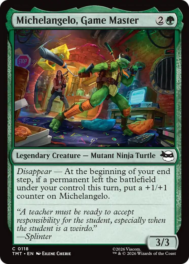 Michelangelo, Game Master (118) (TMT)