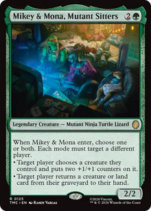 Mikey & Mona, Mutant Sitters (125) (TMC)