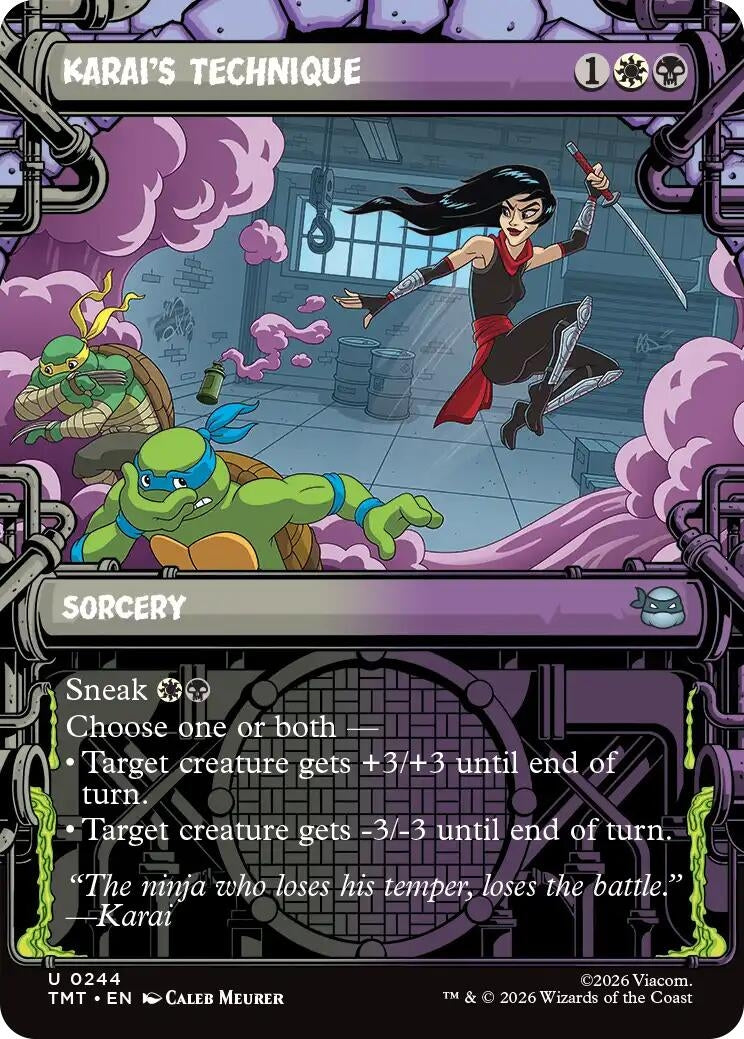 Karai's Technique (Showcase) (244) (TMT)