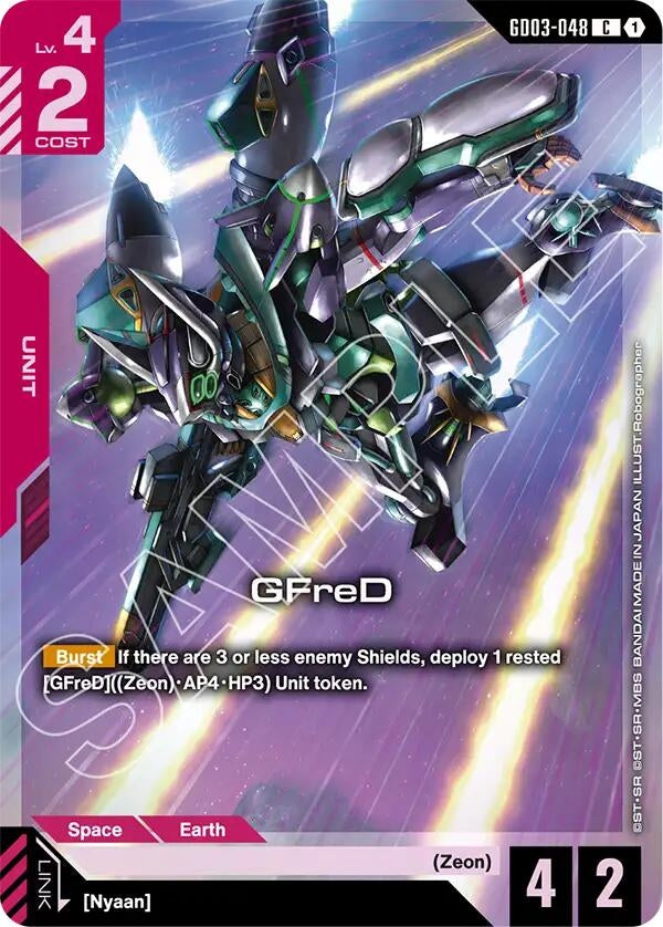 Image for GFreD (Premium Card Collection Gundam Assemble) (GD03-048) (GCG-PR) - Gundam Card Game