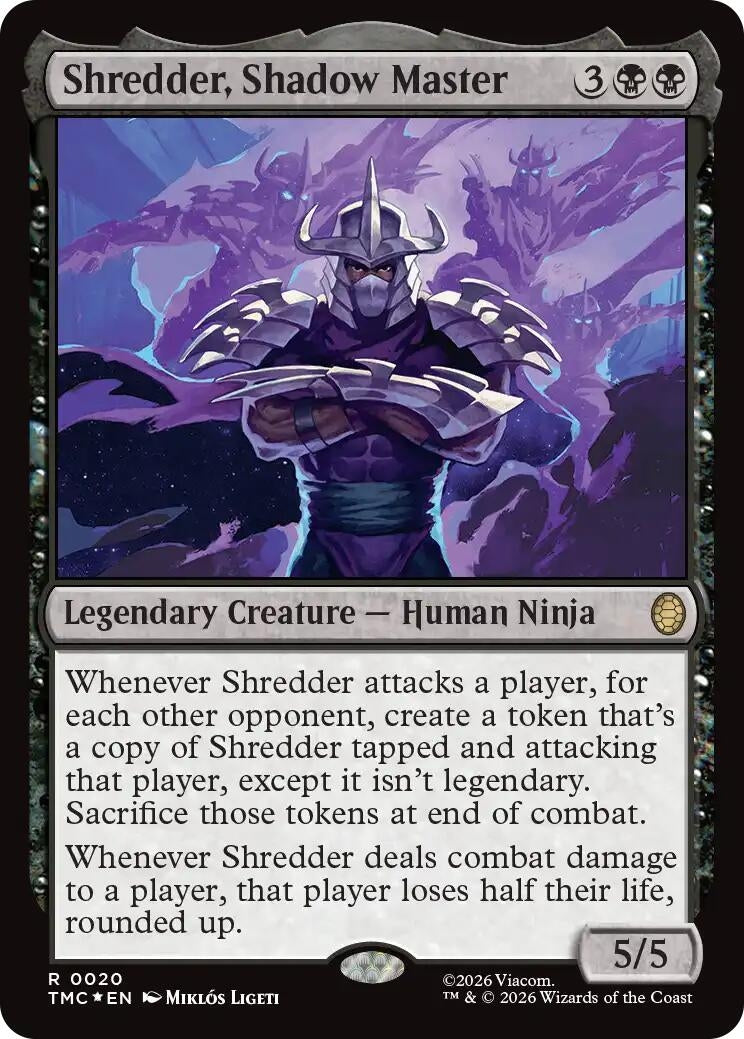 Shredder, Shadow Master (Surge Foil) (20) (TMC)