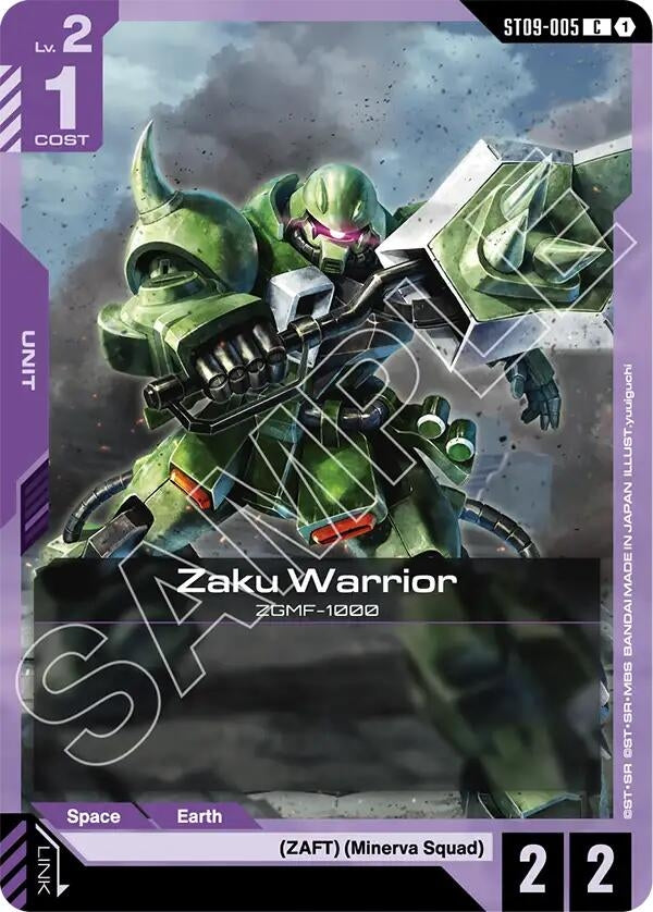 Image for Zaku Warrior (ST09-005) (ST09) - Gundam Card Game