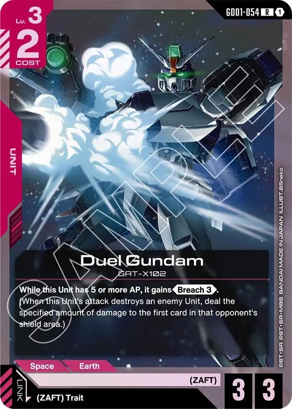 Image for Duel Gundam (GD01-054) (ST09) - Gundam Card Game