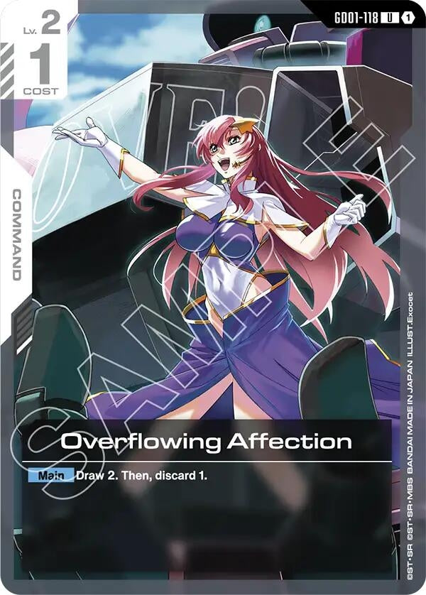 Image for Overflowing Affection (GD01-118) (ST09) - Gundam Card Game