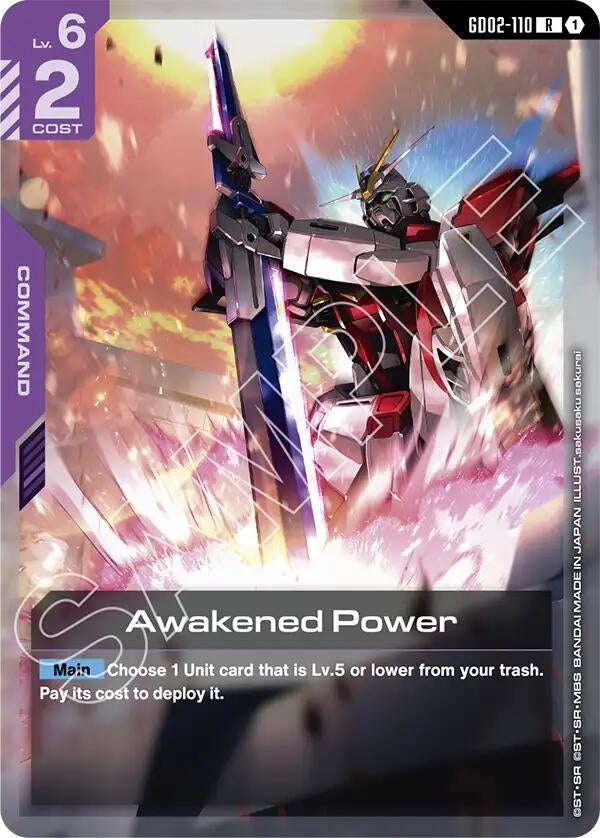 Image for Awakened Power (GD02-110) (ST09) - Gundam Card Game