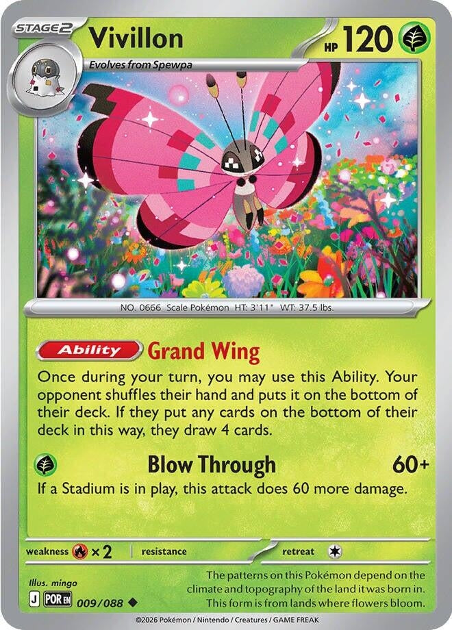 Image for Vivillon (009/088) (ME03) - Pokemon