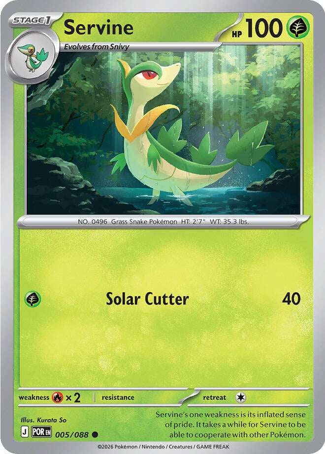 Image for Servine (005/088) (ME03) - Pokemon