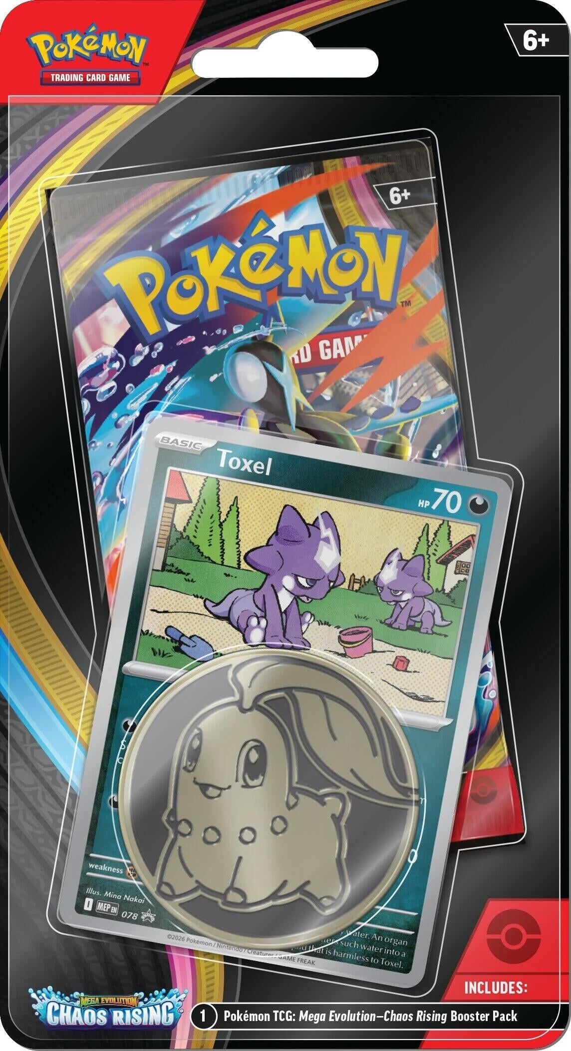 Image for Chaos Rising Single Pack Blister [Toxel] - Pokemon