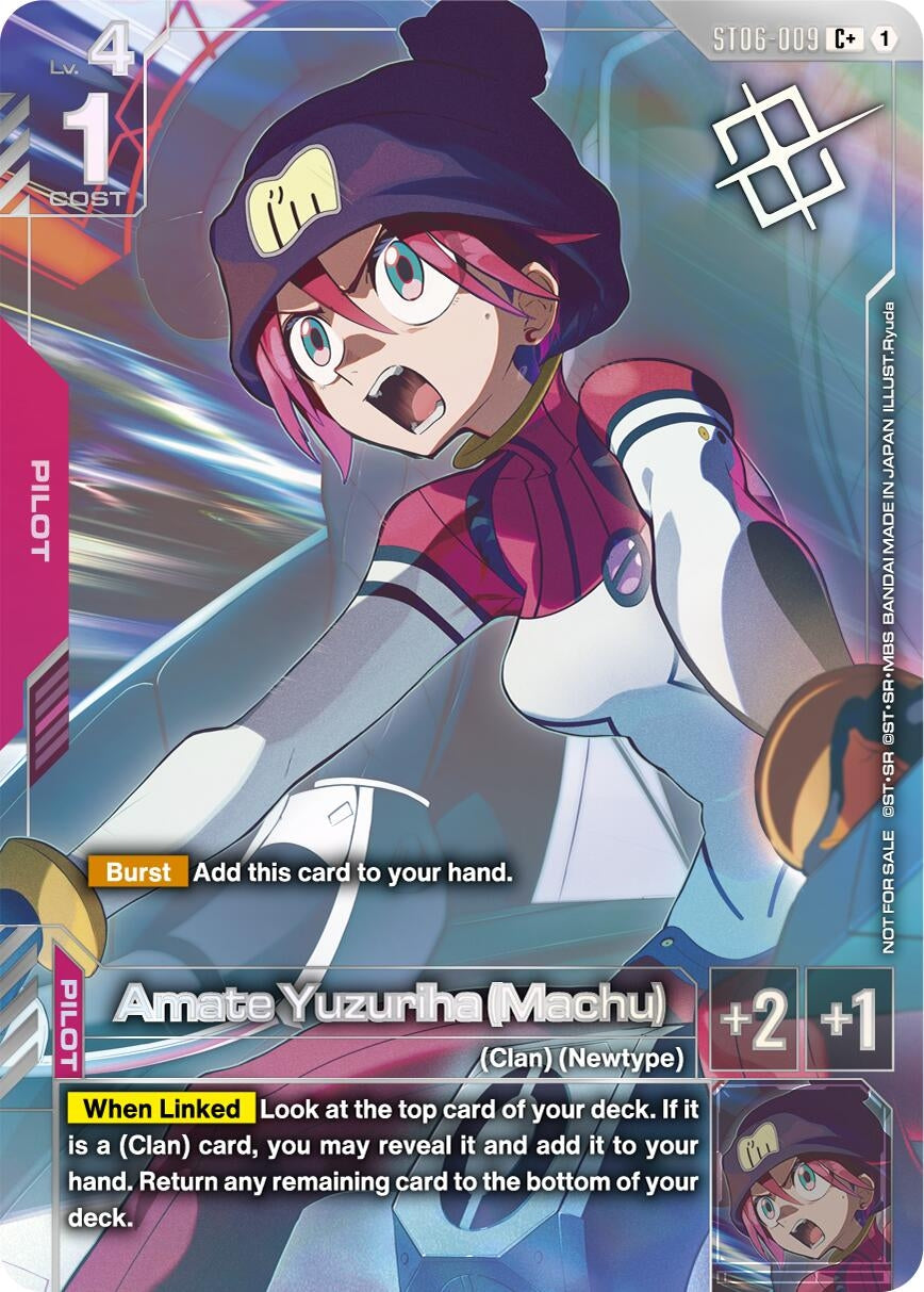 Image for Amate Yuzuriha (Machu) (World Championship Regionals 26-27 Season 1) (Finalist) (ST06-009) (GCG-PR) - Gundam Card Game