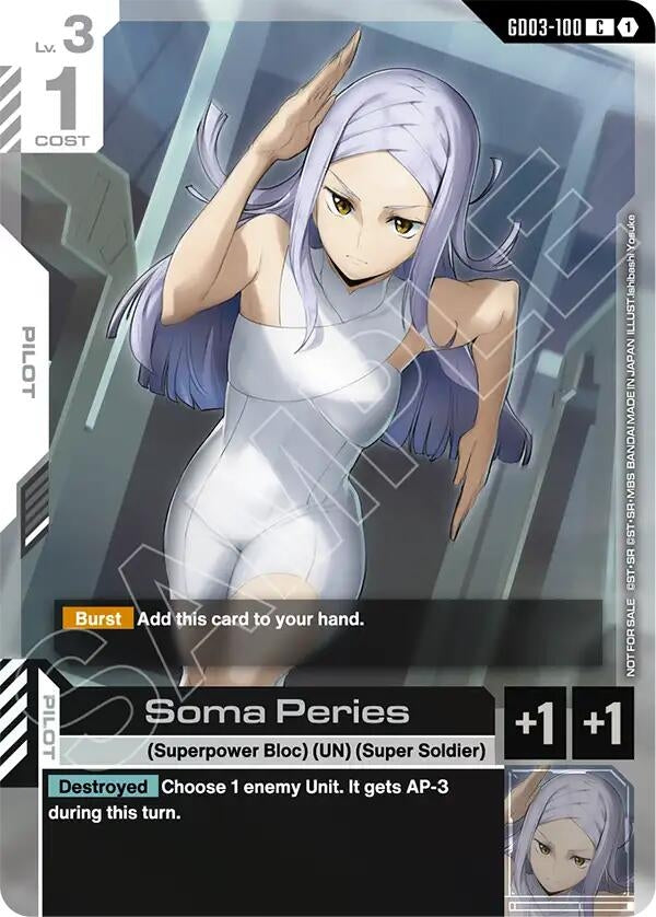 Image for Soma Peries (WCS26-27 Participation Pack Vol.1) (GD03-100) (GCG-PR) - Gundam Card Game