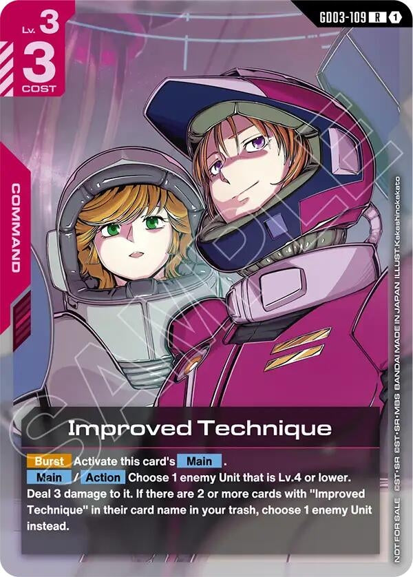 Image for Improved Technique (WCS26-27 Participation Pack Vol.1) (GD03-109) (GCG-PR) - Gundam Card Game