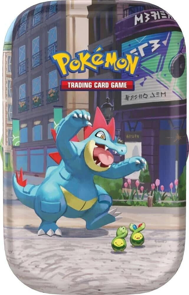 Image for Lumiose City Mini Tin [Feraligatr & Budew] - Pokemon