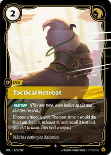 Tactical Retreat (175/219) (UNL)