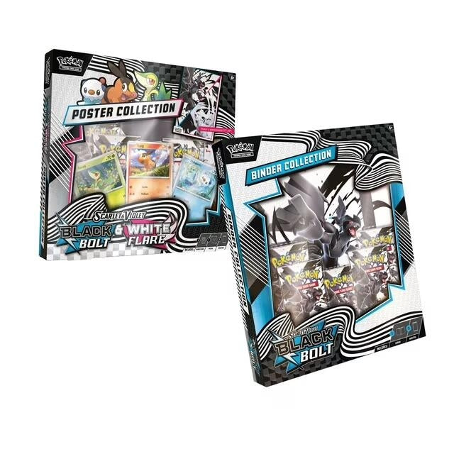 Image for Black Bolt Binder & Unova Poster Collection (Sam's Club) - Pokemon