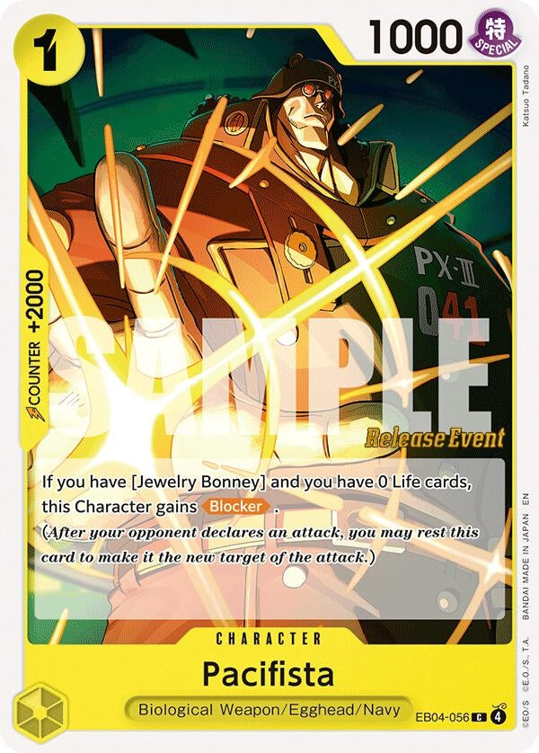 Image for Pacifista (EB04-056) (OP15 RE) - One Piece Card Game