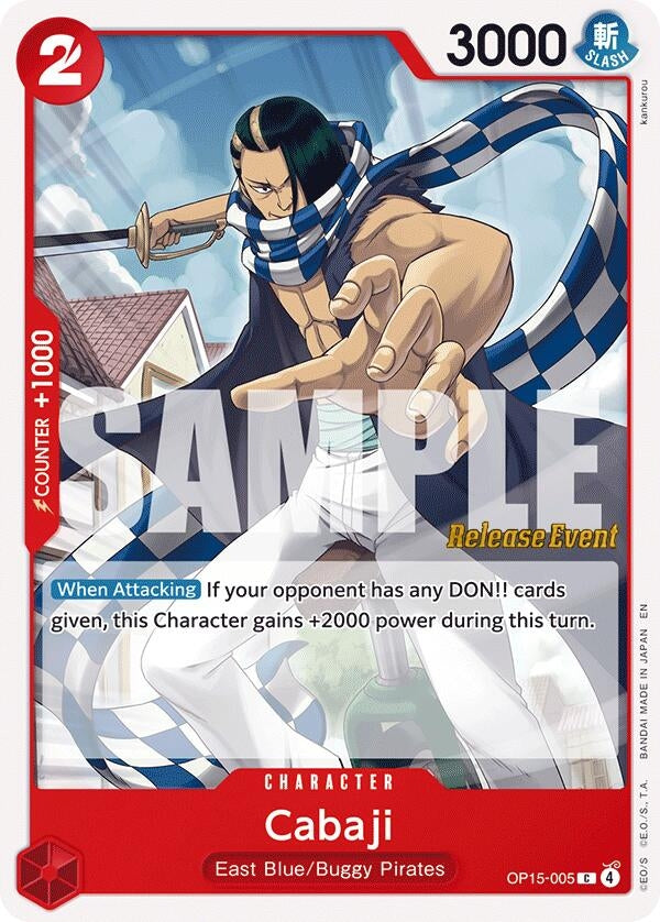 Image for Cabaji (OP15-005) (OP15 RE) - One Piece Card Game