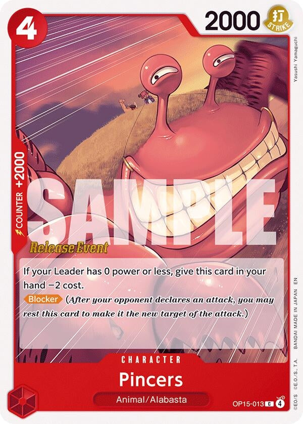 Image for Pincers (OP15-013) (OP15 RE) - One Piece Card Game