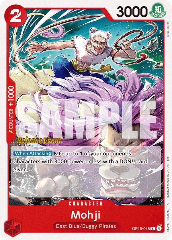 Image for Mohji (OP15-018) (OP15 RE) - One Piece Card Game