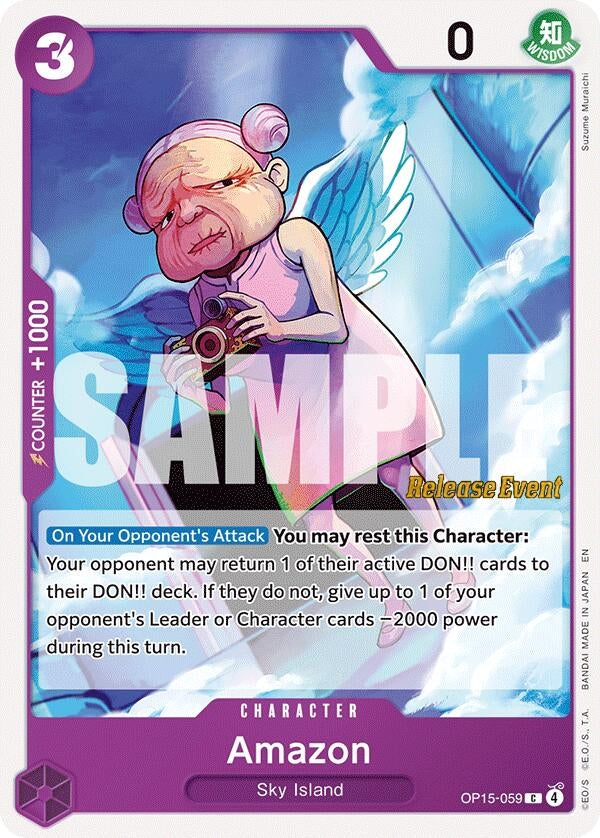 Image for Amazon (OP15-059) (OP15 RE) - One Piece Card Game