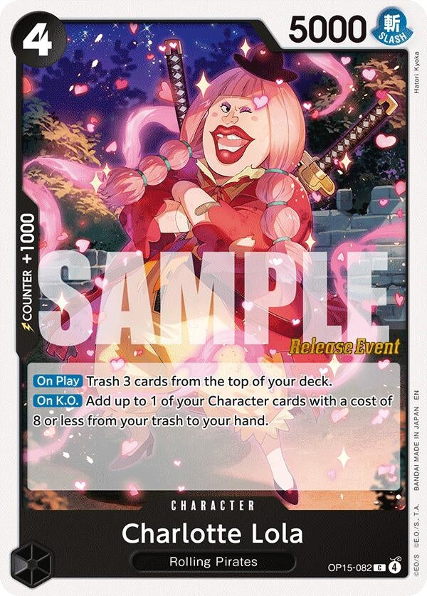 Image for Charlotte Lola (OP15-082) (OP15 RE) - One Piece Card Game