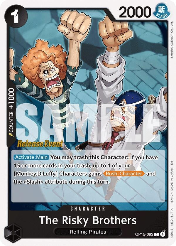 Image for The Risky Brothers (OP15-093) (OP15 RE) - One Piece Card Game