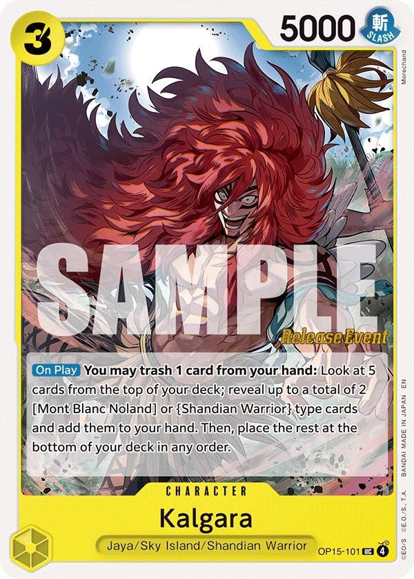 Image for Kalgara (OP15-101) (OP15 RE) - One Piece Card Game