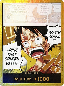 DON!! Card (Luffy) (Gold) (OP15-EB04)