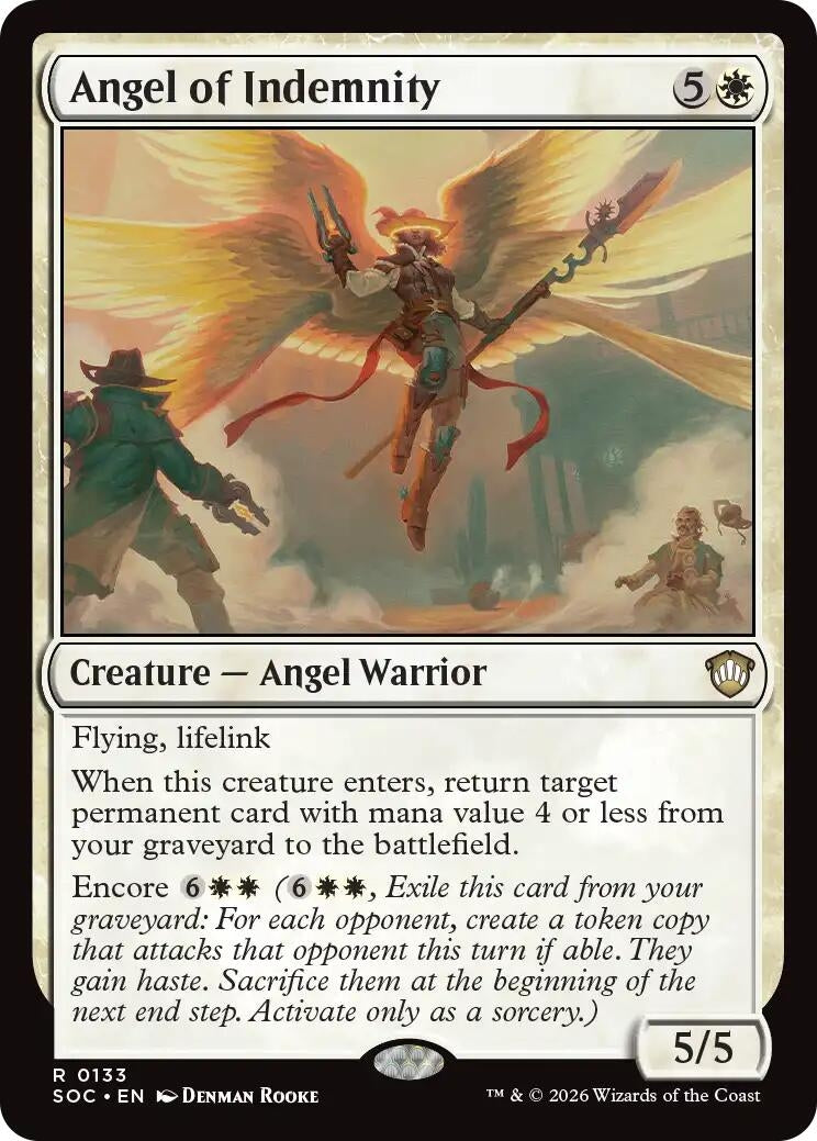 Image for Angel of Indemnity (133) (SOC) - Magic: The Gathering