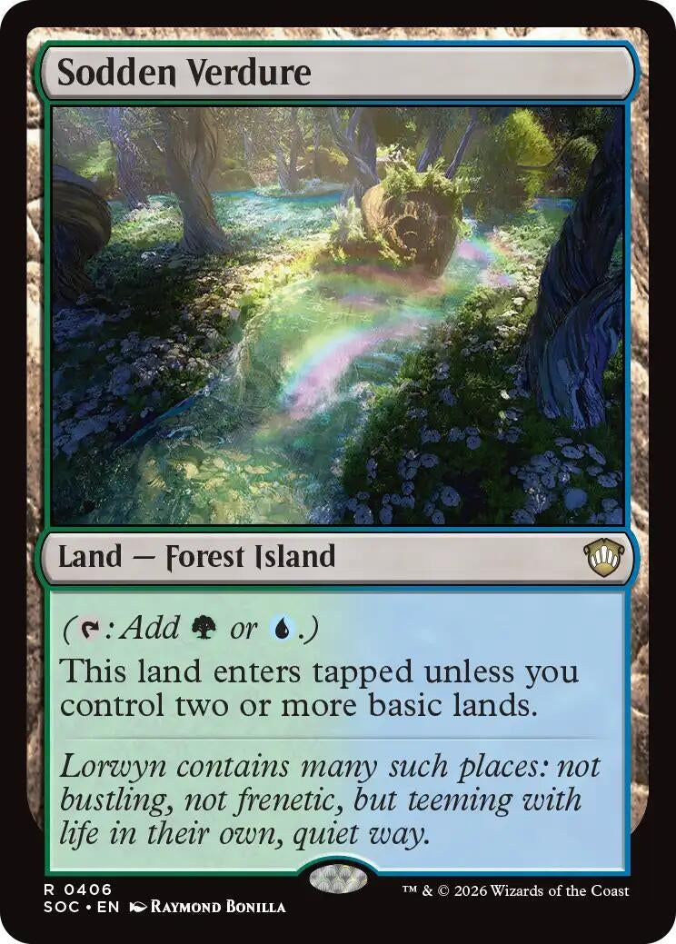 Image for Sodden Verdure (406) (SOC) - Magic: The Gathering