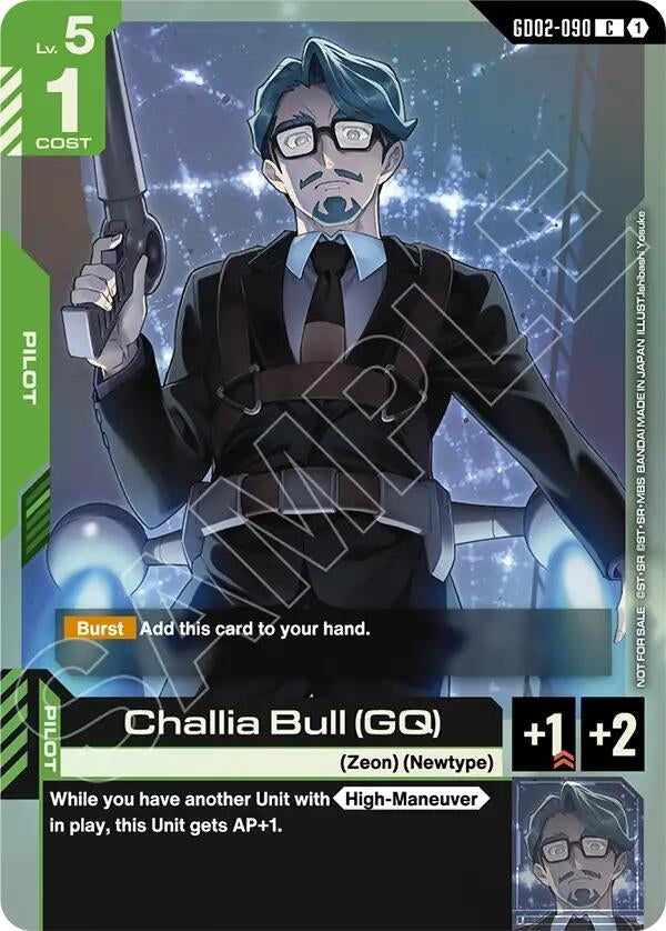 Challia Bull (GQ) (Store Tournament Participant Pack 04) (GD02-090) (GCG-PR)
