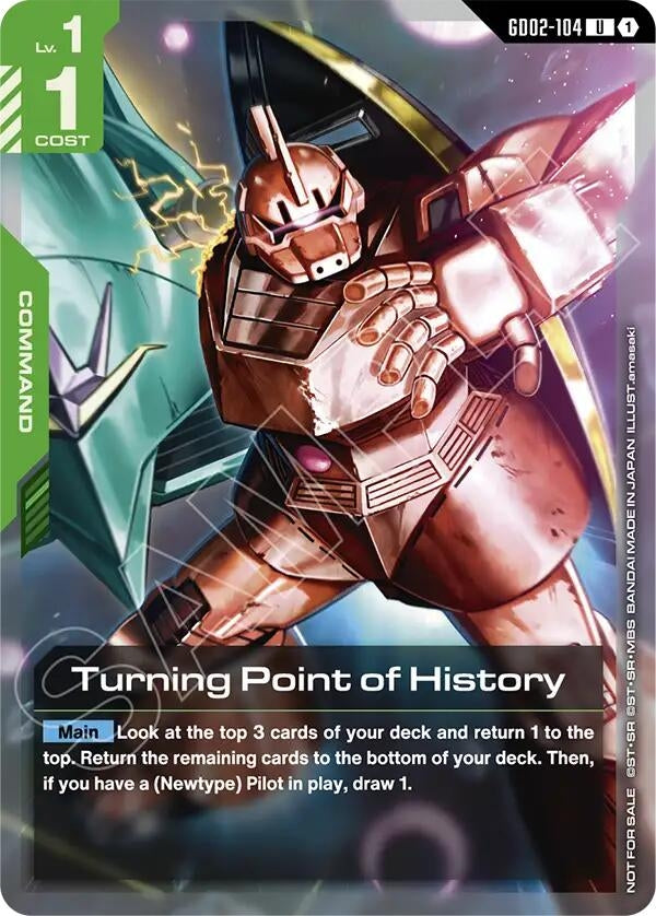 Turning Point of History (Store Tournament Participant Pack 04) (GD02-104) (GCG-PR)