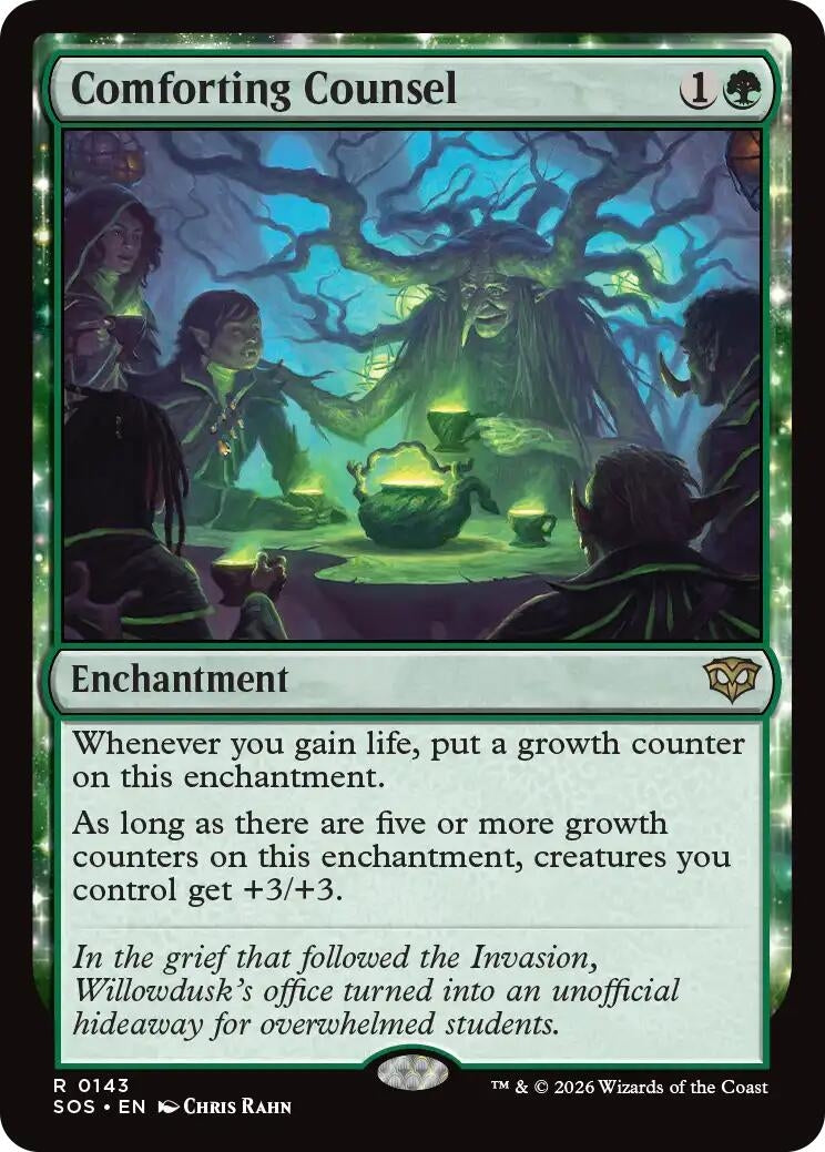 Image for Comforting Counsel (143) (SOS) - Magic: The Gathering