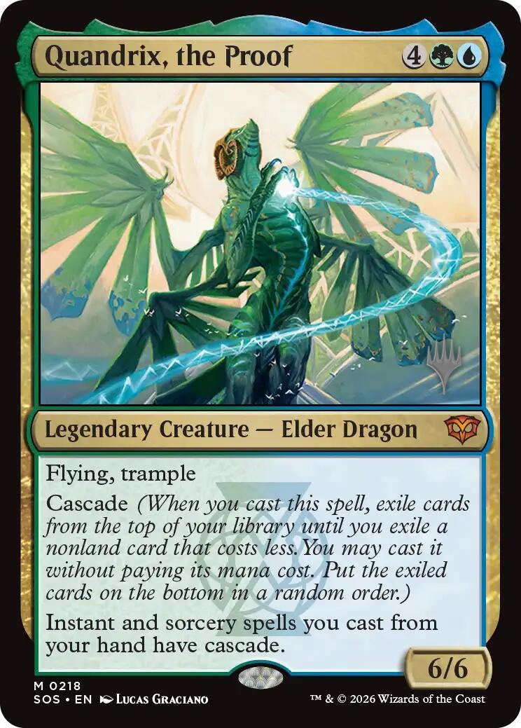 Image for Quandrix, the Proof (218) (PPSOS) - Magic: The Gathering