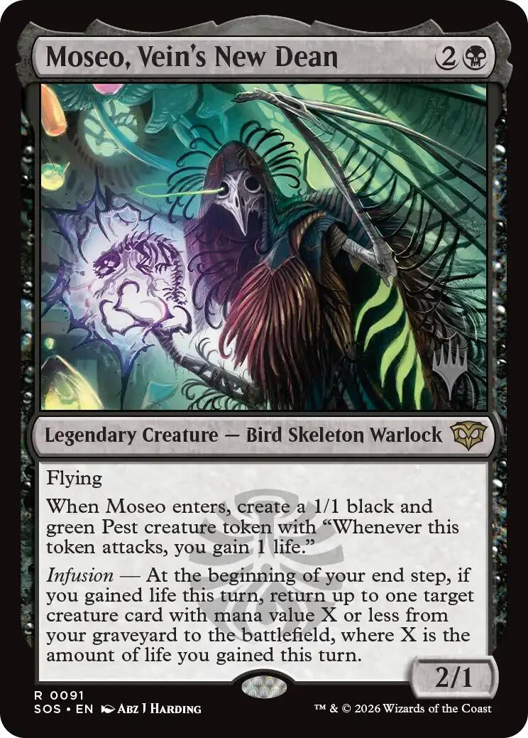 Image for Moseo, Vein's New Dean (91) (PPSOS) - Magic: The Gathering