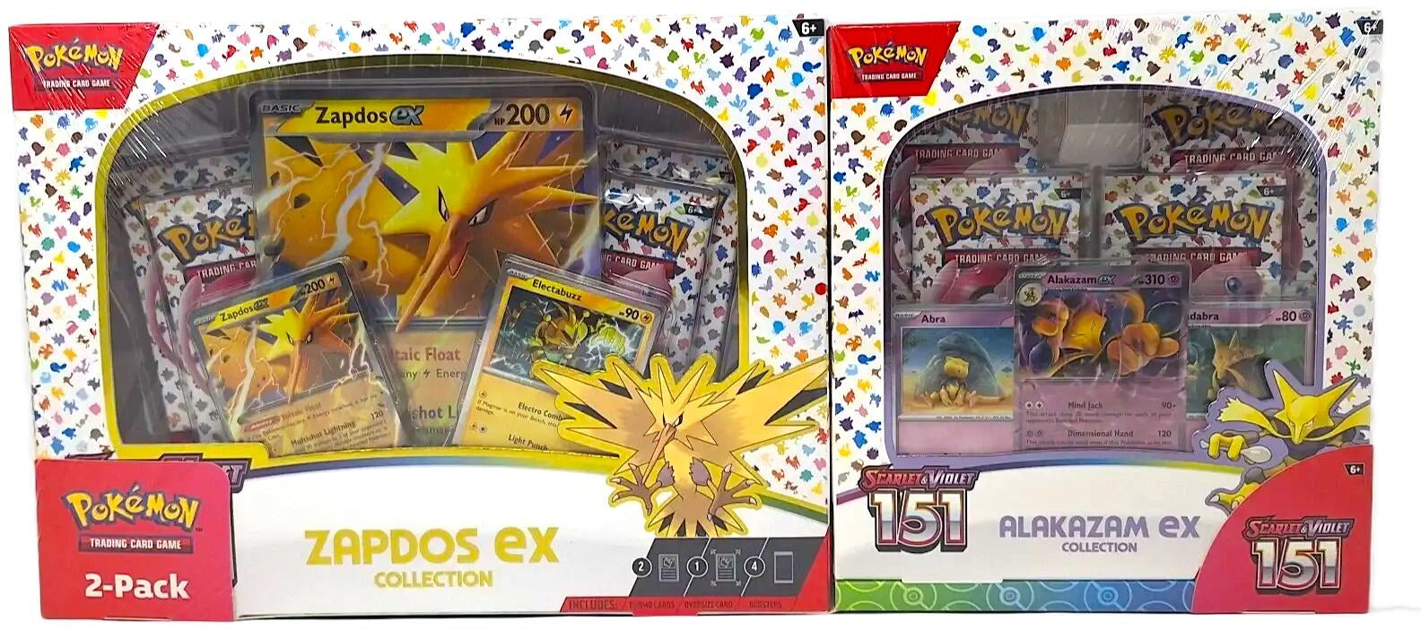 Image for Costco Scarlet & Violet 151 Zapdos ex & Alakazam ex Bundle - Pokemon