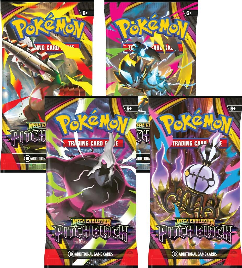 Image for Pitch Black Booster Pack Art Bundle [Set of 4] - Pokemon