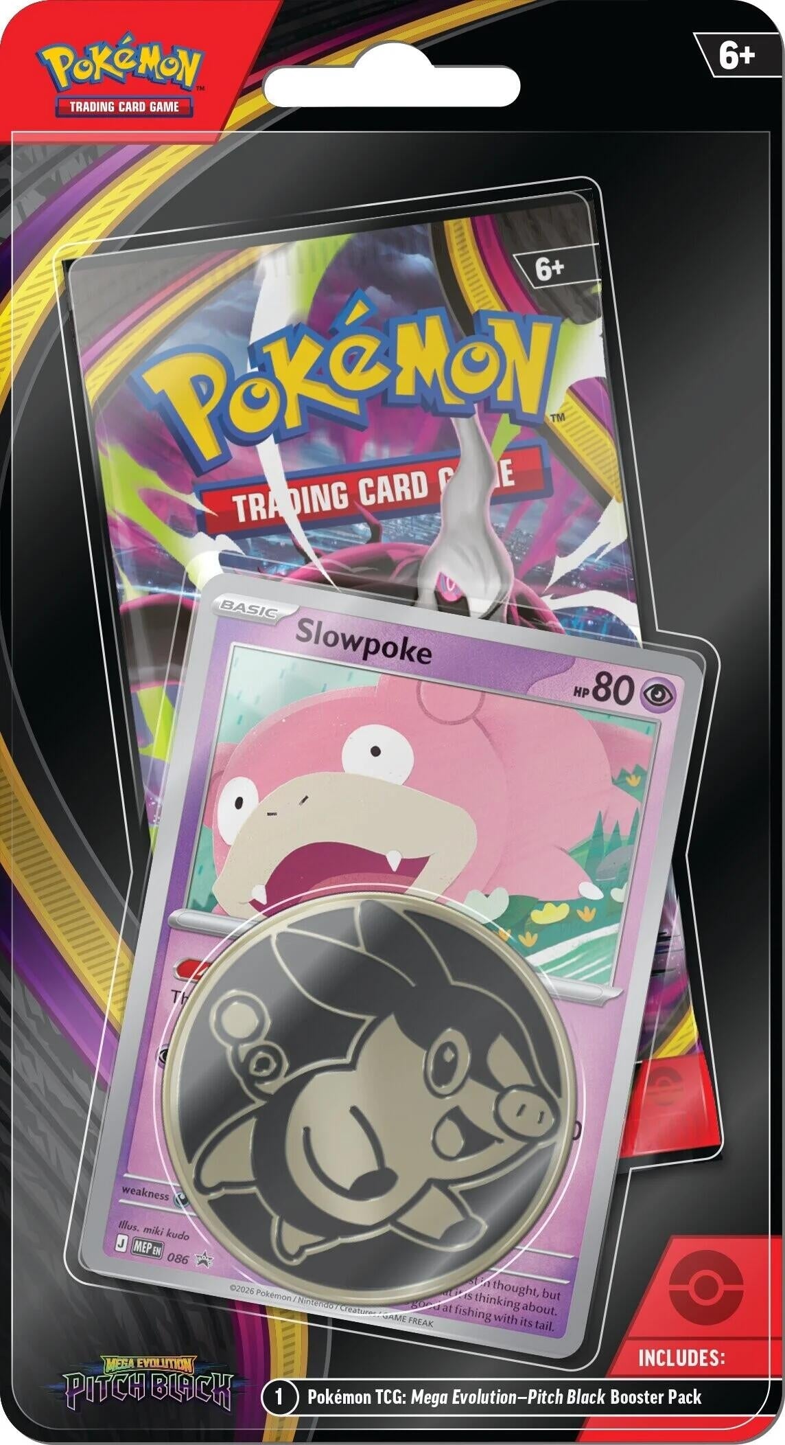 Image for Pitch Black Single Pack Blister [Slowpoke] - Pokemon