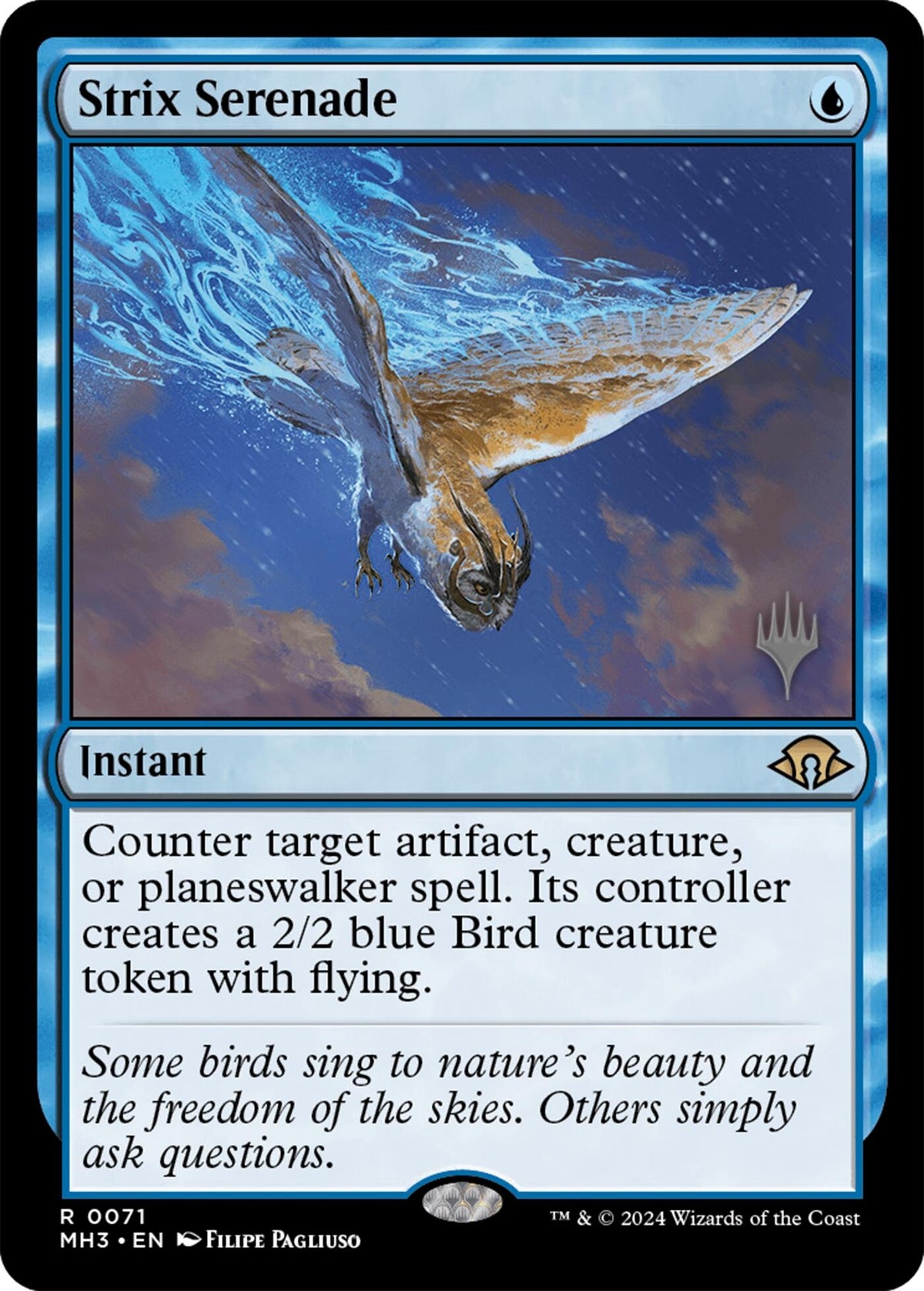 Image for Strix Serenade (71) (PPSOS) - Magic: The Gathering