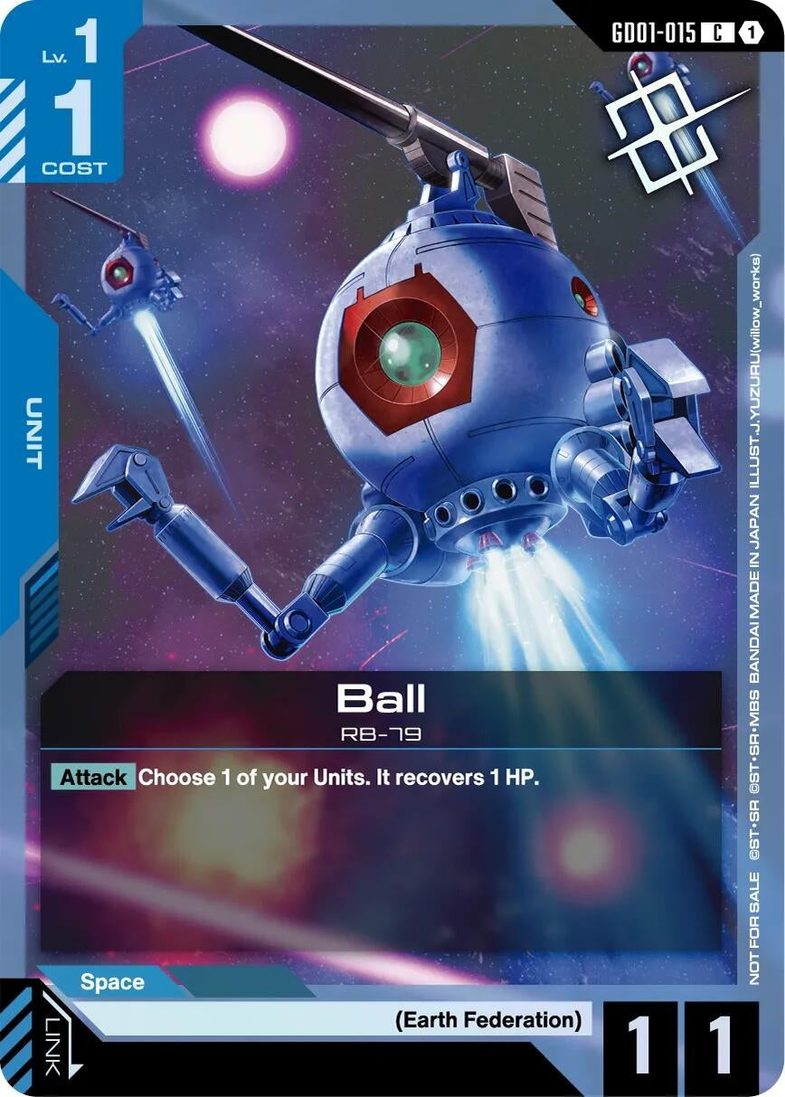 Image for Ball  (Judge Pack 02) (GD01-015) (GCG-PR) - Gundam Card Game